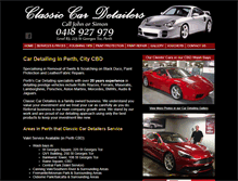 Tablet Screenshot of classiccardetailers.com